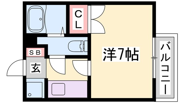 野里駅 徒歩9分 3階の物件間取画像